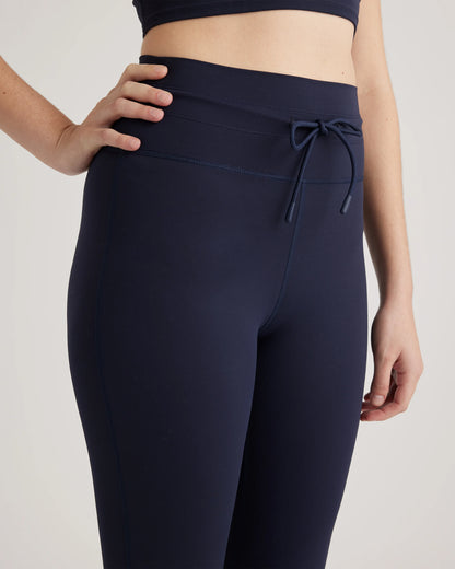 Ultra-Form Tie Waist High-Rise Legging - XS / Deep Navy