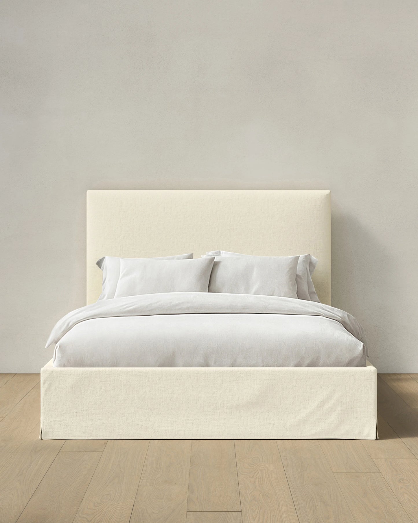 Slipcover Bed in Performance Linen - Full / Ivory
