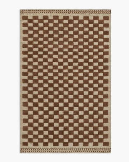 Romy Handwoven Wool Rug - 5' x 8' / Beige