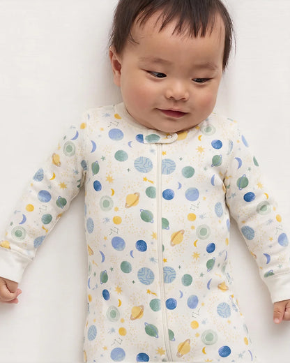 100% Organic Cotton Footie Pajama - 0-3M / Vehicles