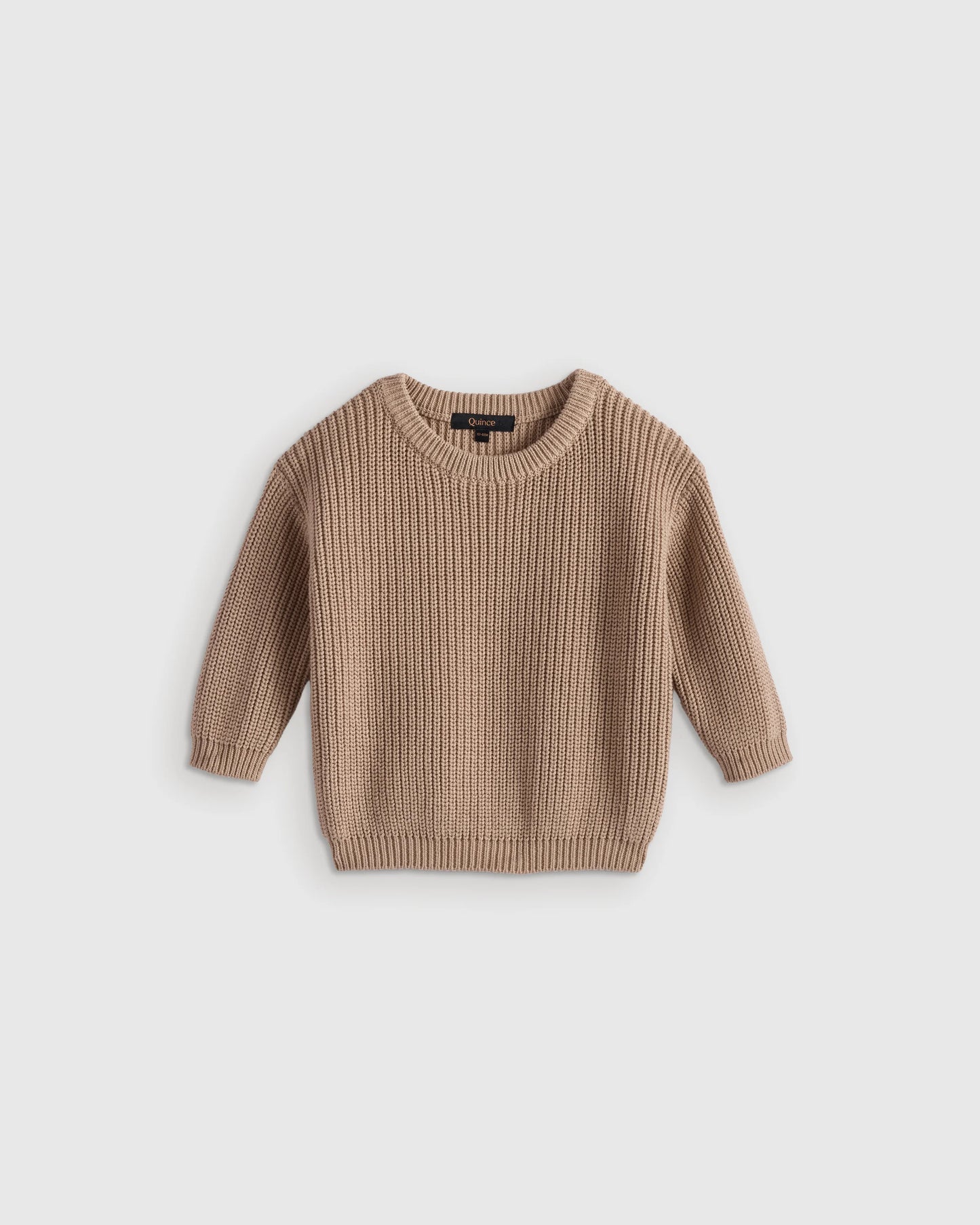 100% Organic Cotton Fisherman Tunic Sweater - 3-6M / Navy