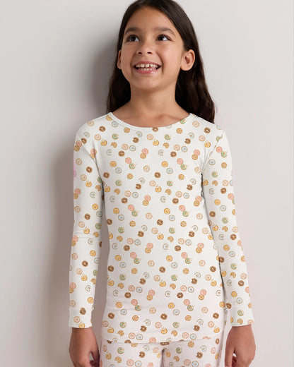 Bamboo Long Sleeve and Pant Pajama Set - 6 / Wildflower Dreams