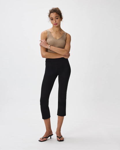 Ultra-Stretch Ponte Kick Flare Pants - XS / Olive