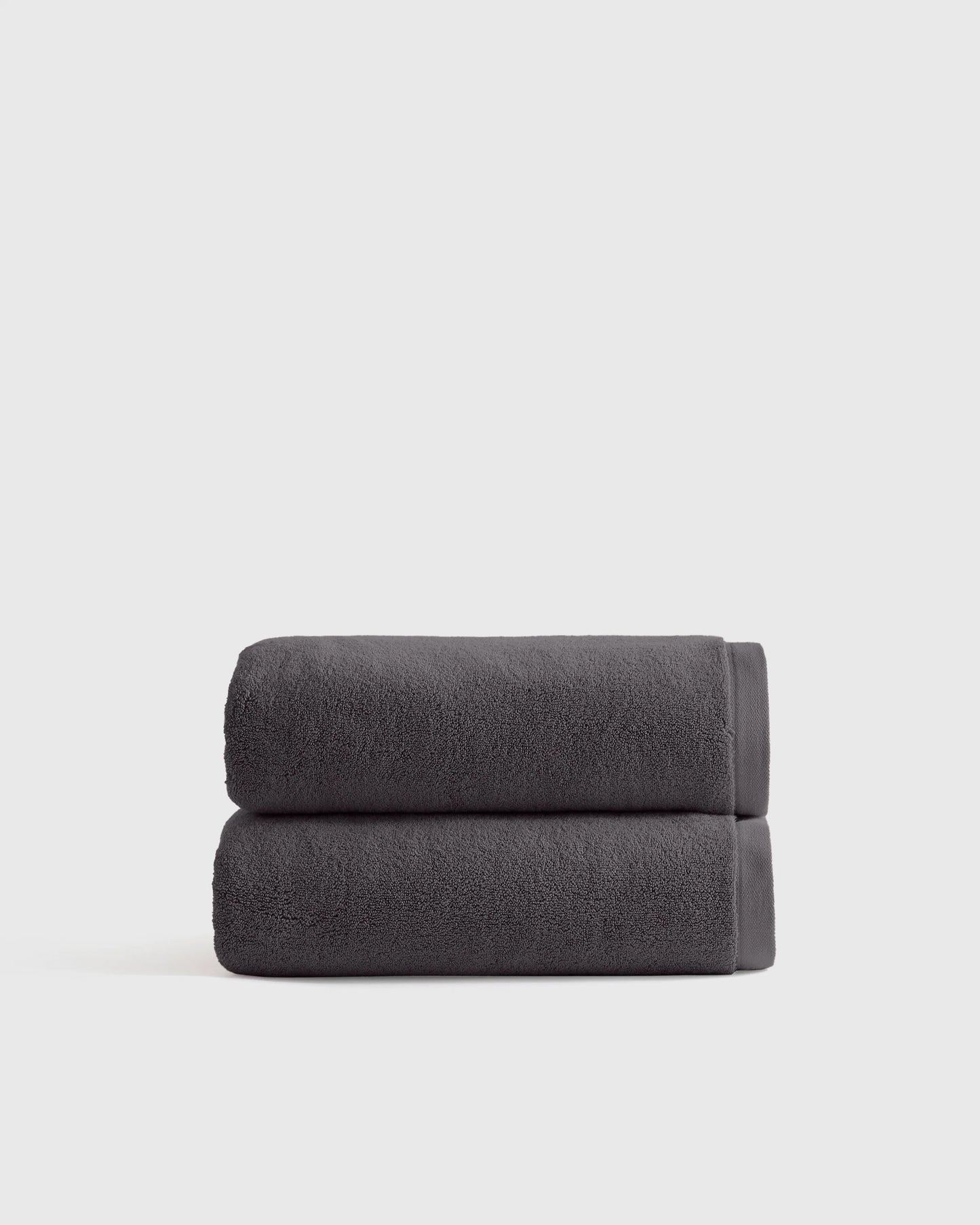 Plush Organic Turkish Cotton Bath Towel (Set of 2) - One Size / White