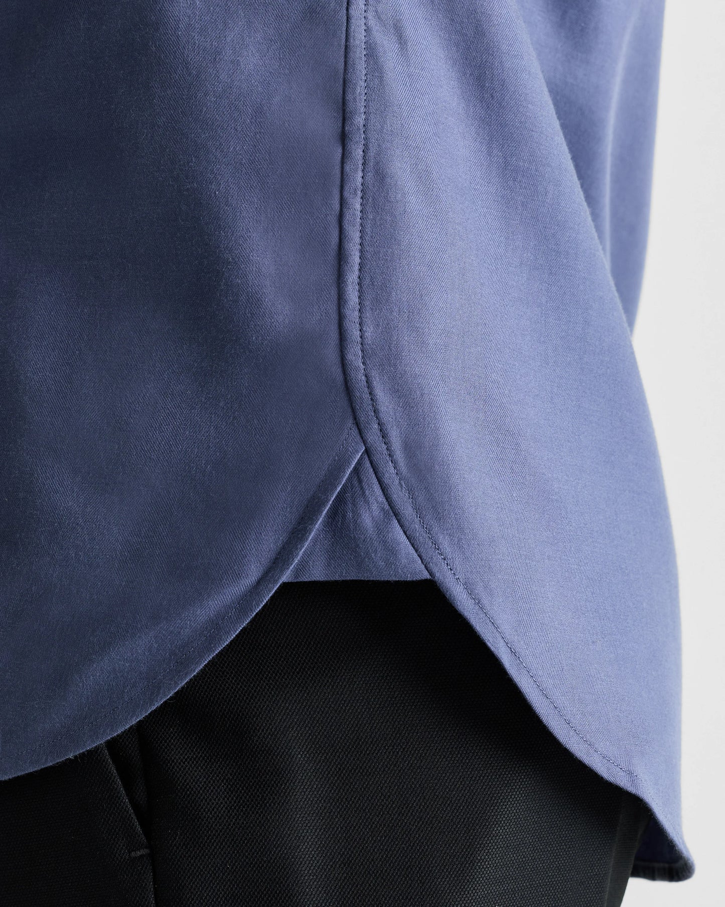 Organic Cotton Cashmere Dress Shirt - XS / Pale Blue
