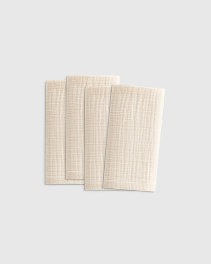 Organic Cotton Gauze Napkins - One Size / Chocolate