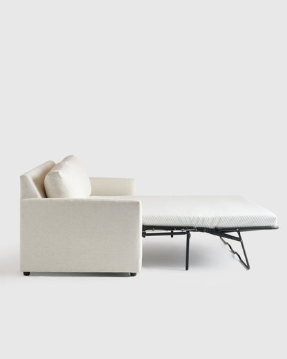 Brennan Sleeper Sofa in Performance Basketweave - Queen / Flax