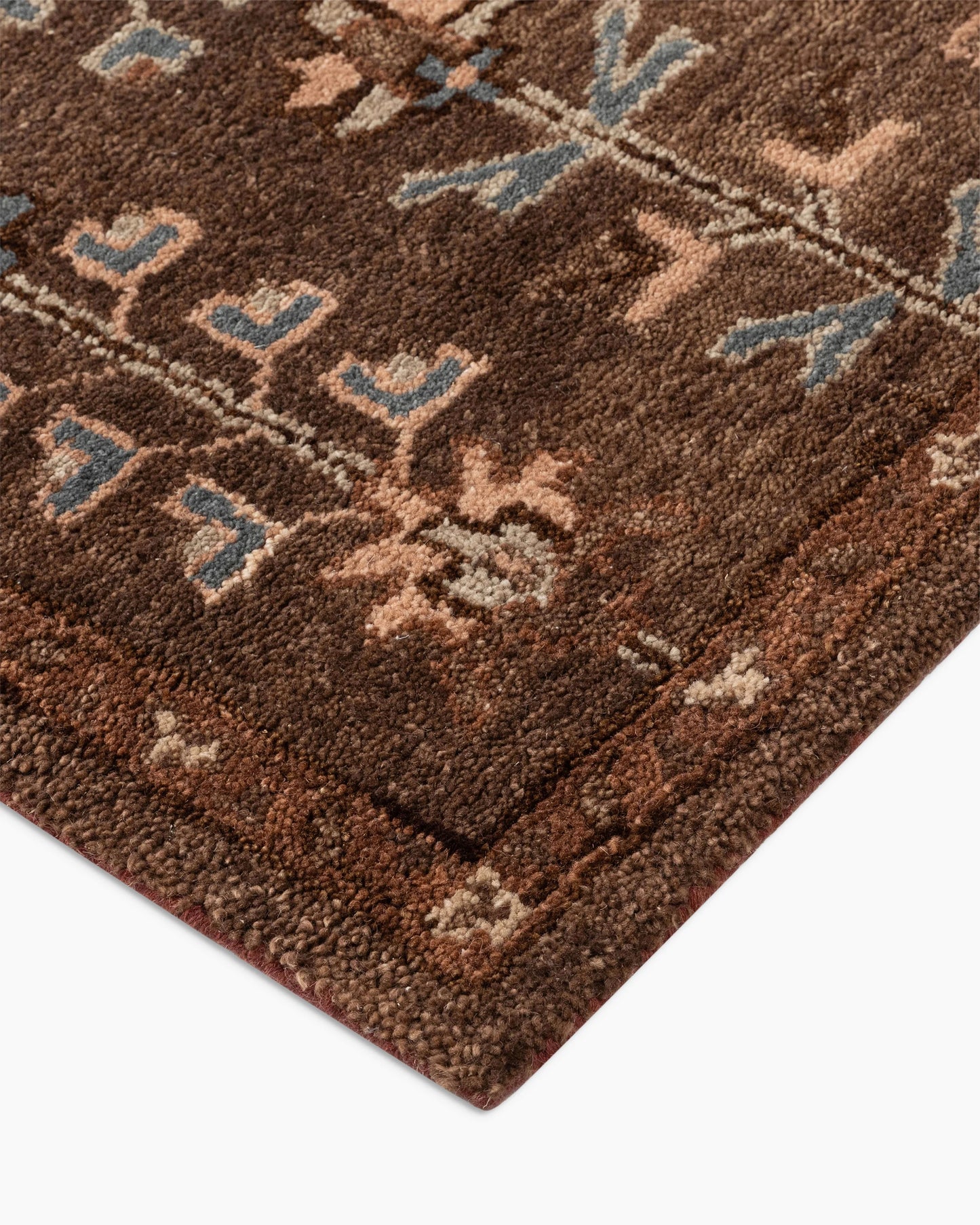 Willow Wool Rug - 5' x 8' / Brown