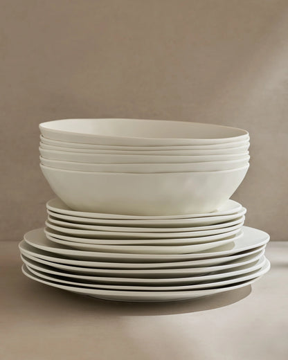 Outdoor Melamine 18pc Dinnerware Set - One Size / Mint Green