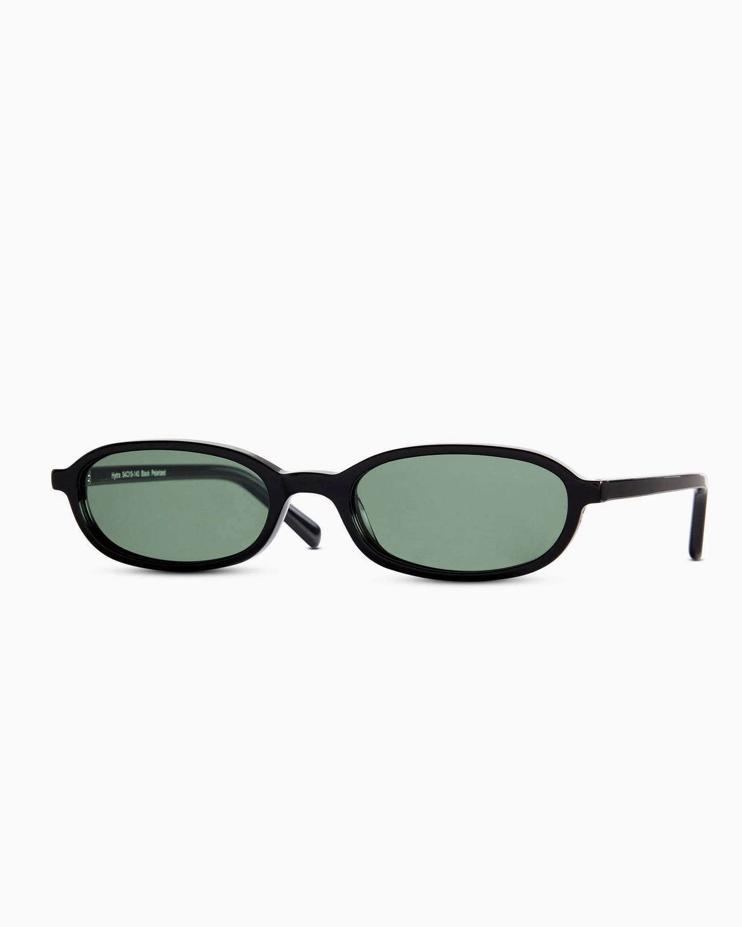 Hydra Polarized Acetate Sunglasses - One Size / Black with Green lens
