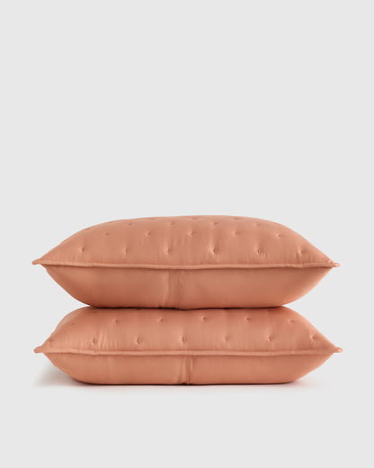 Bamboo Dream Quilted Sham Set - Standard / Sage