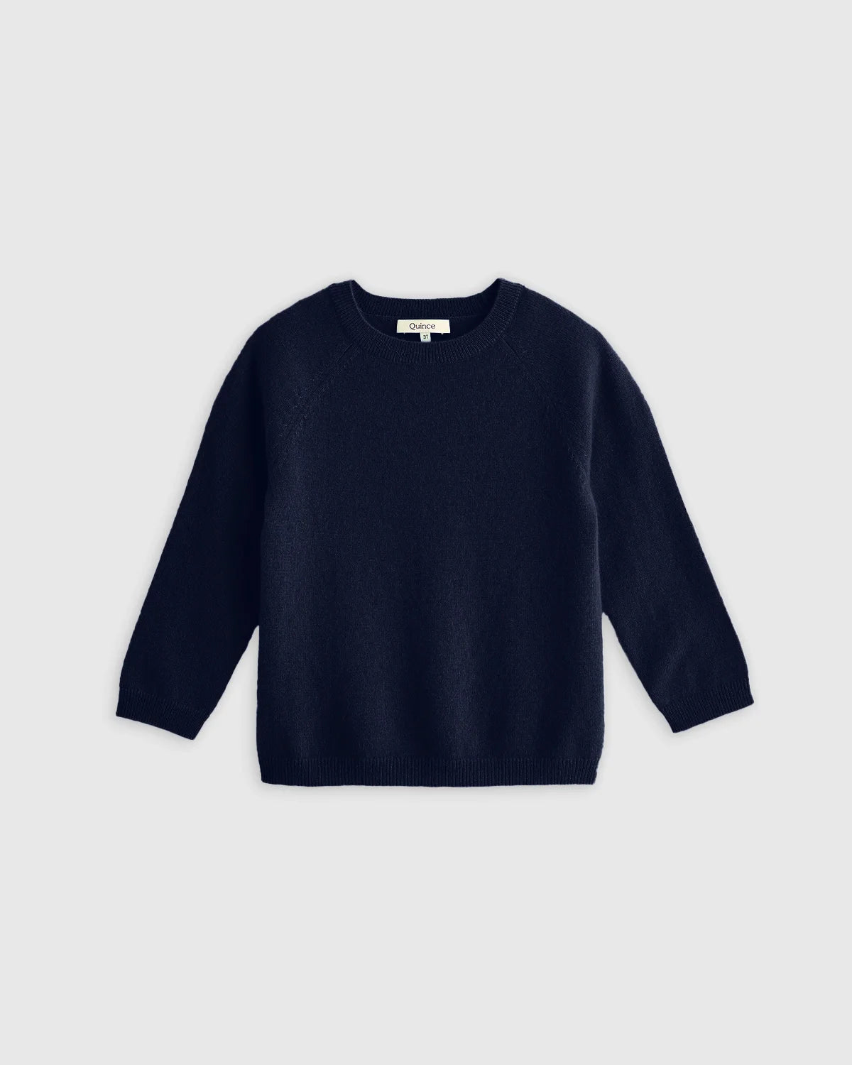 Washable Cashmere Crewneck Sweater - 2T / Forest Floor Green