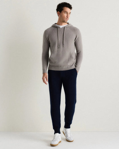 Mongolian Cashmere Pullover Hoodie - XS / Sea Spray Green