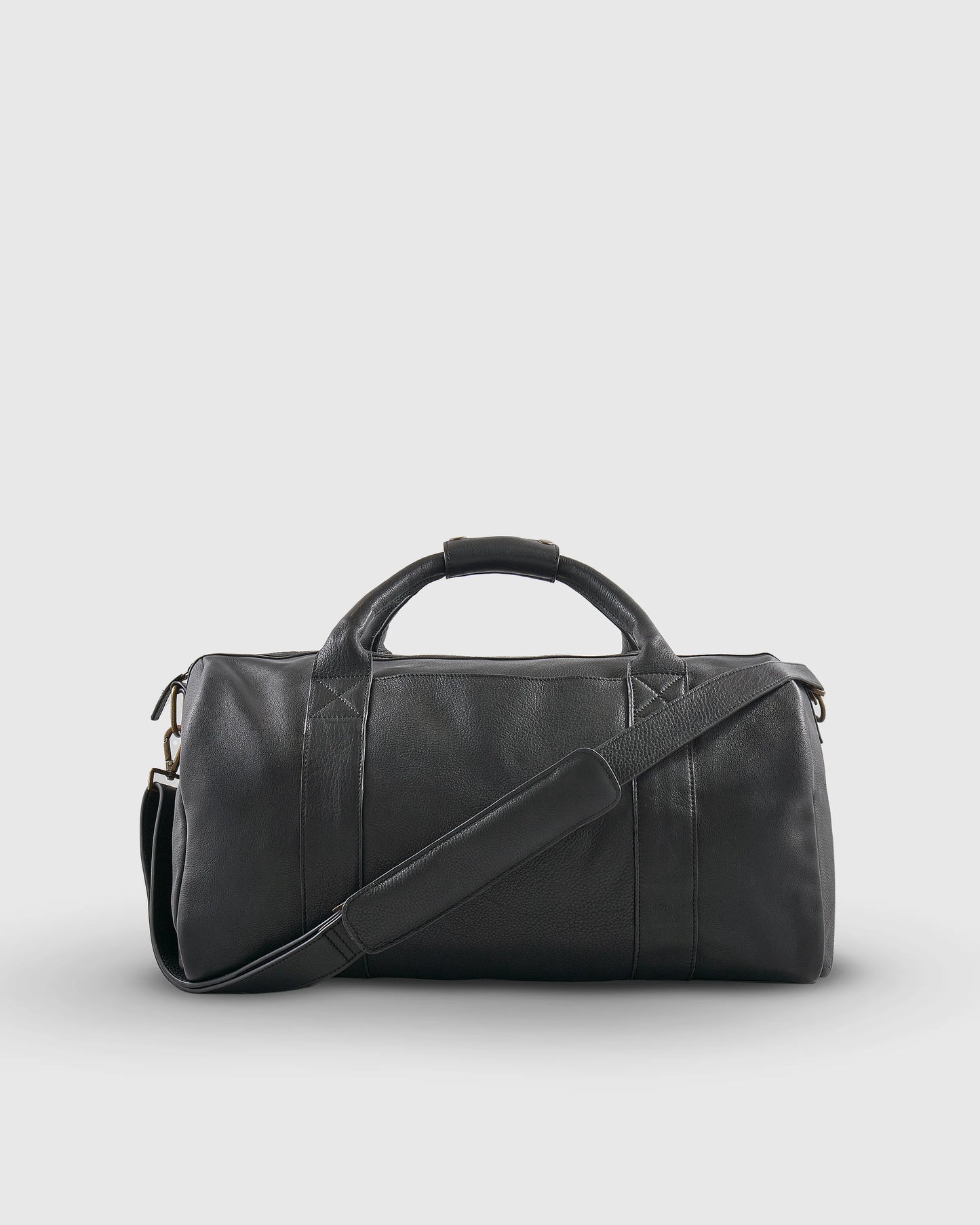 Nappa Leather Duffle Bag - One Size / Dark Brown