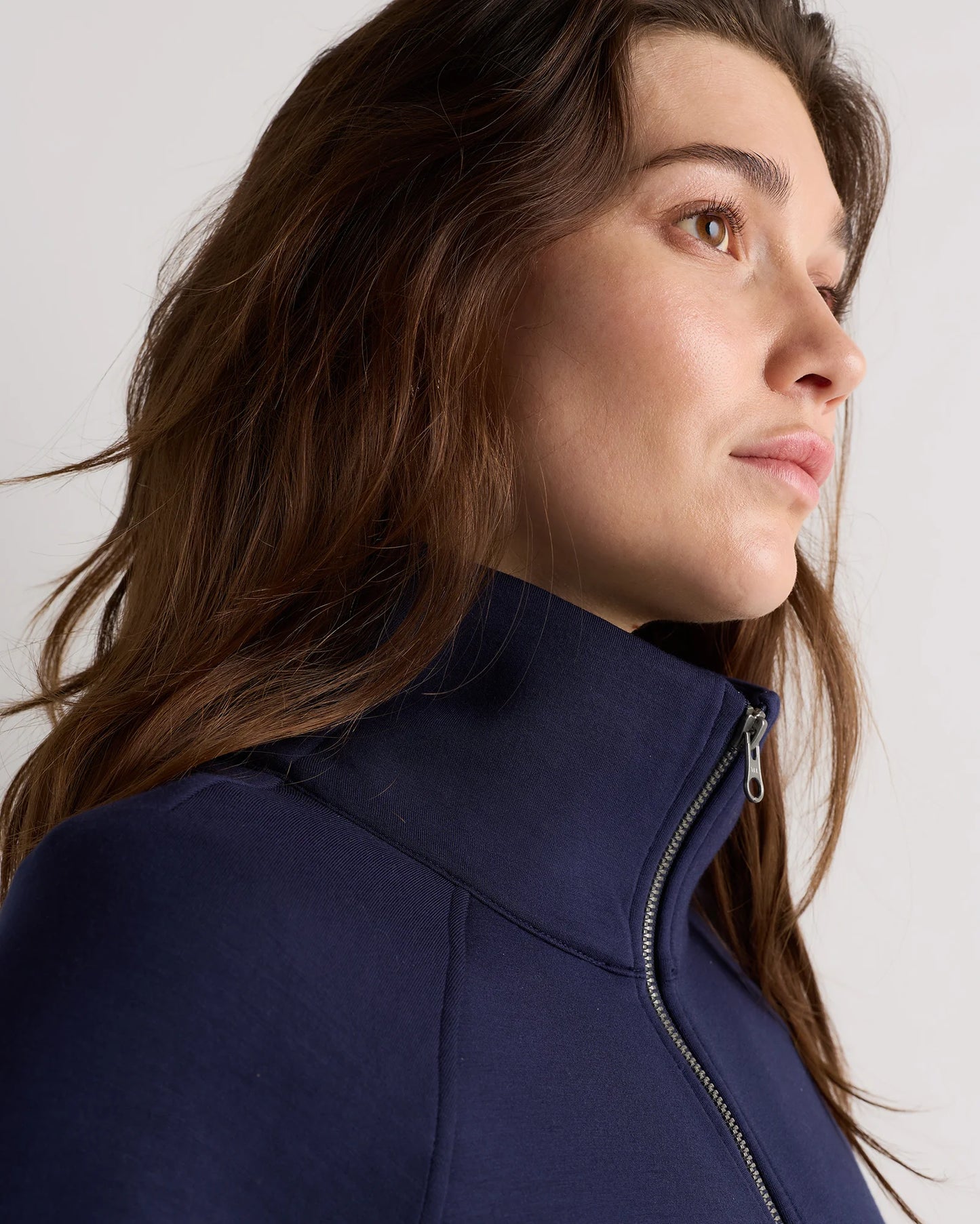 CloudComfort Full-Zip Sweatshirt - XS / Dark Taupe
