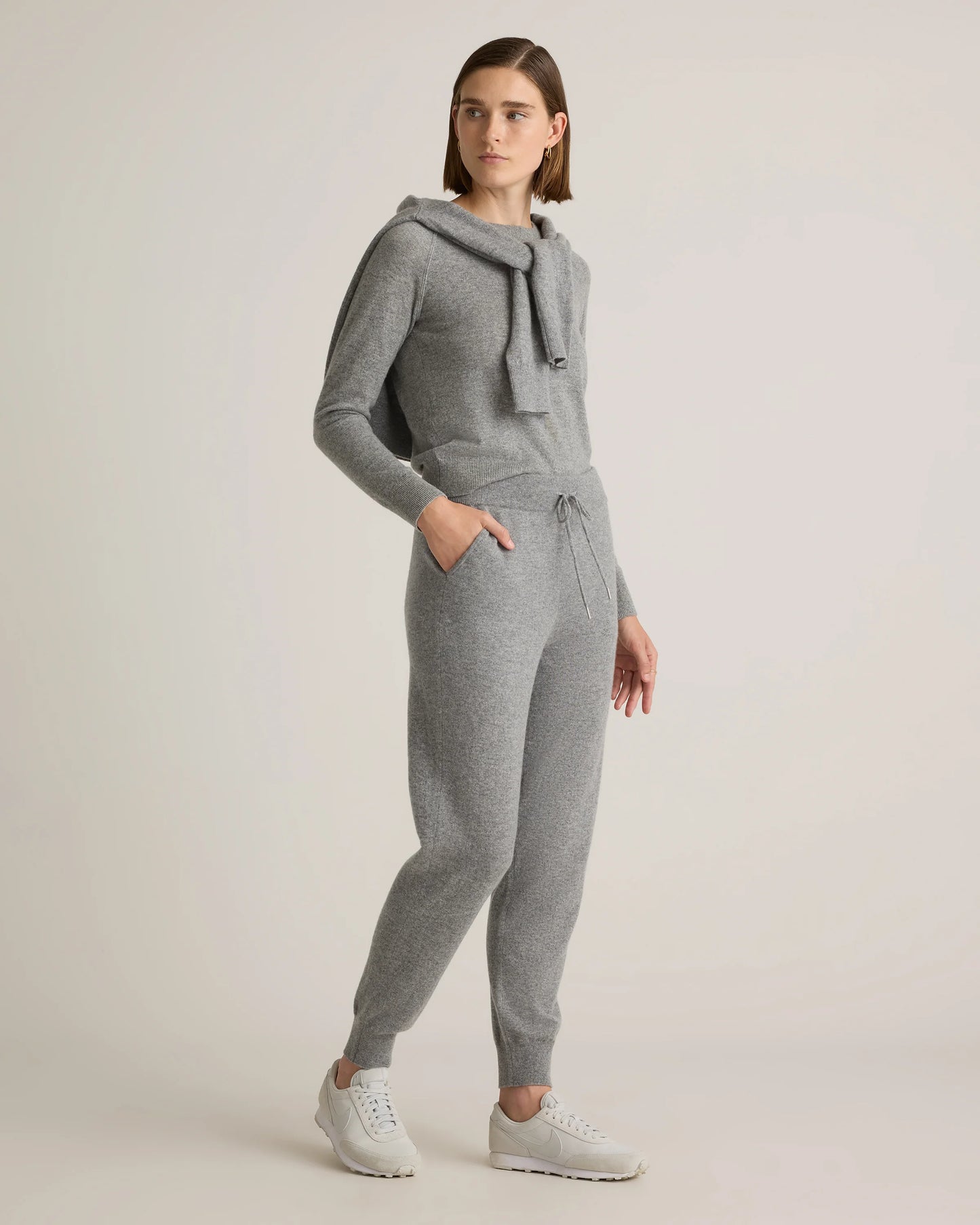 Mongolian Cashmere Sweatpants - XS / Brown
