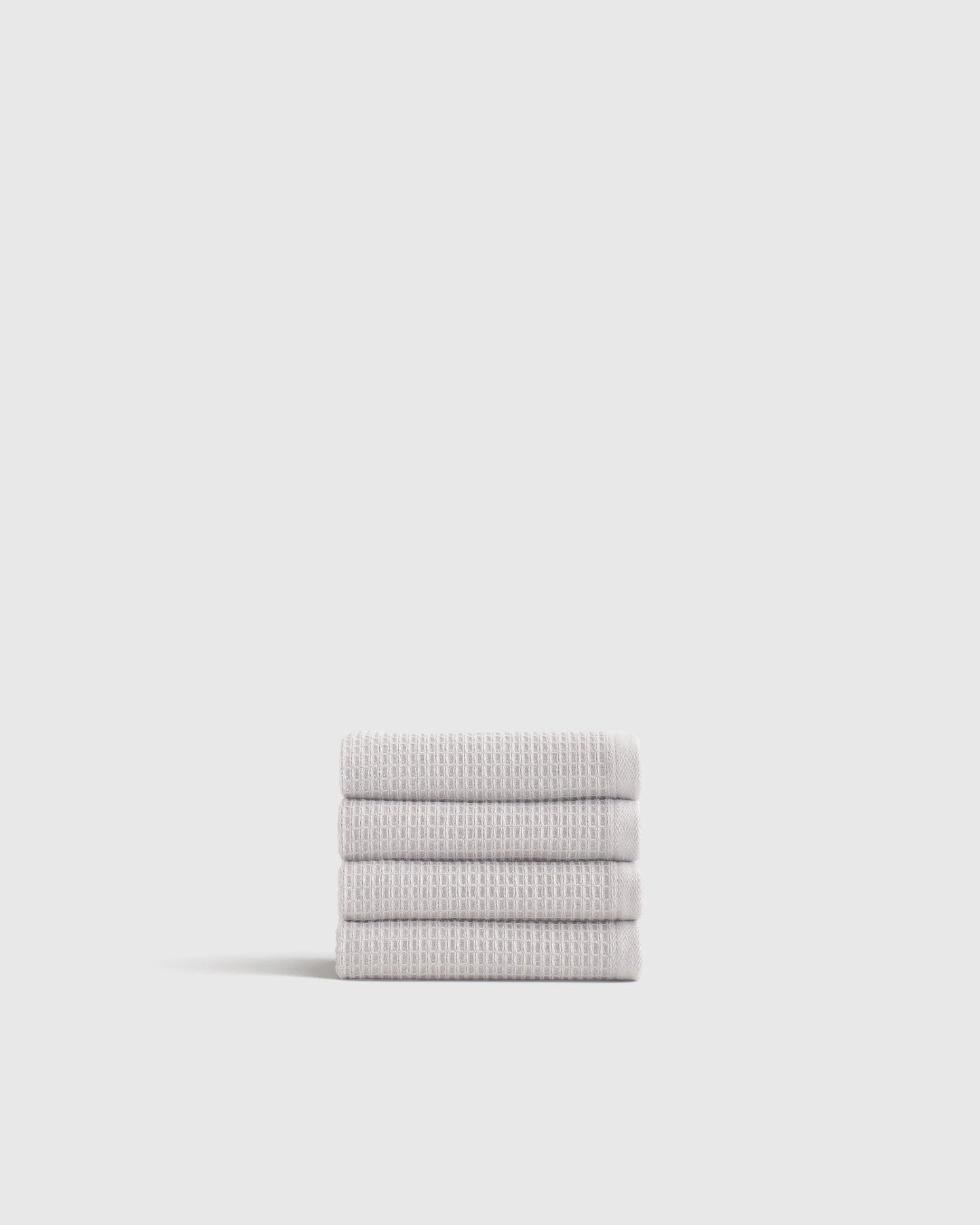 Turkish Waffle Terry Washcloth (Set of 4) - One Size / Ivory