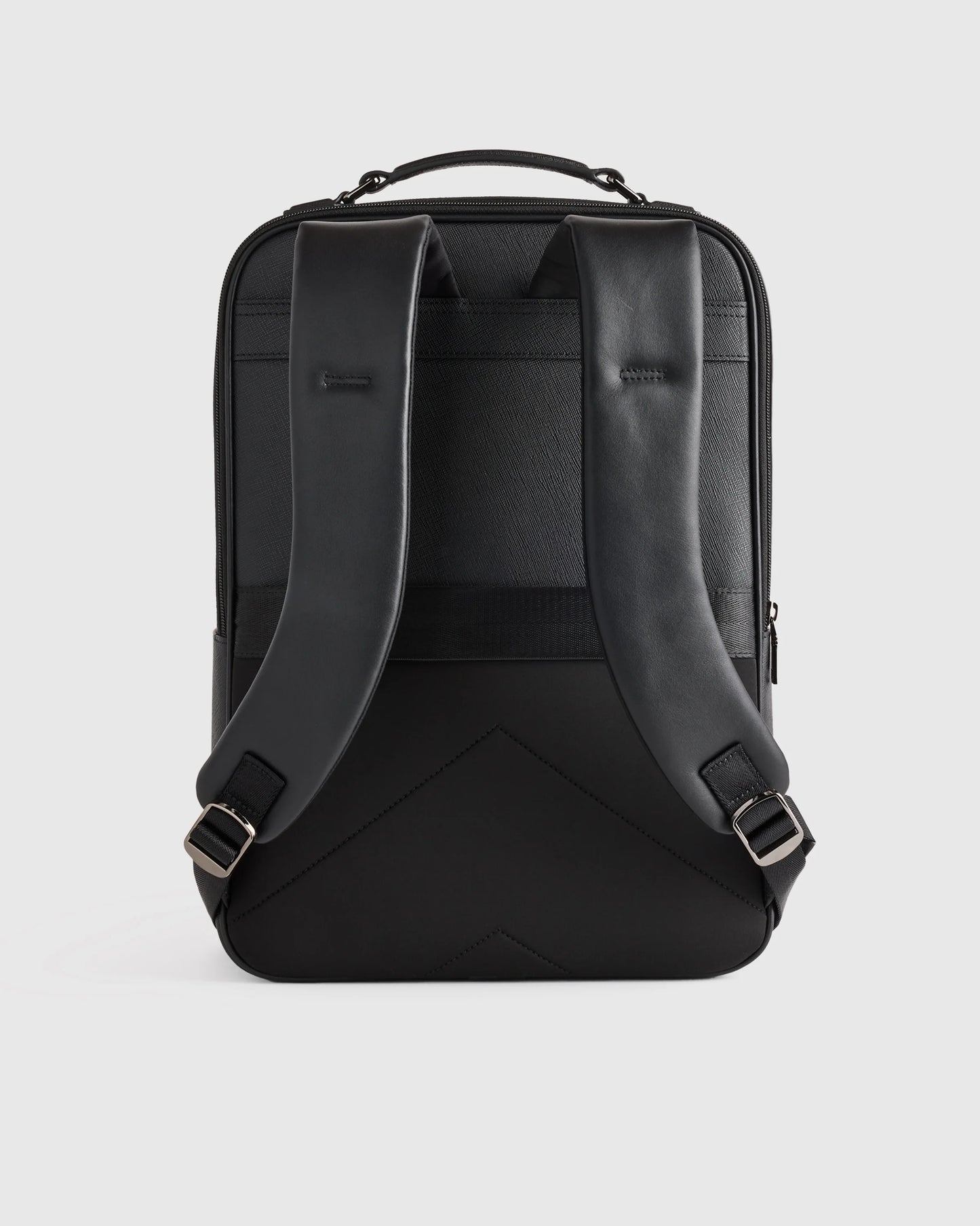 Italian Saffiano Laptop Backpack - One Size / Hickory