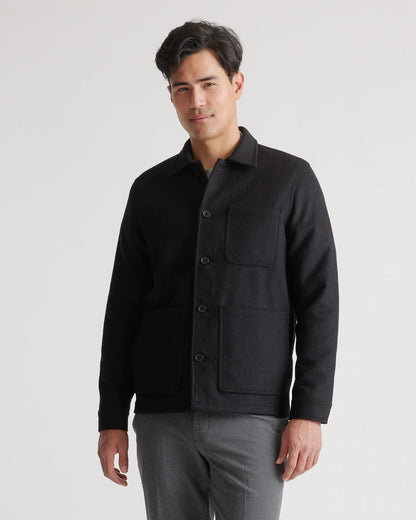 Italian Wool Chore Jacket - XS / Black