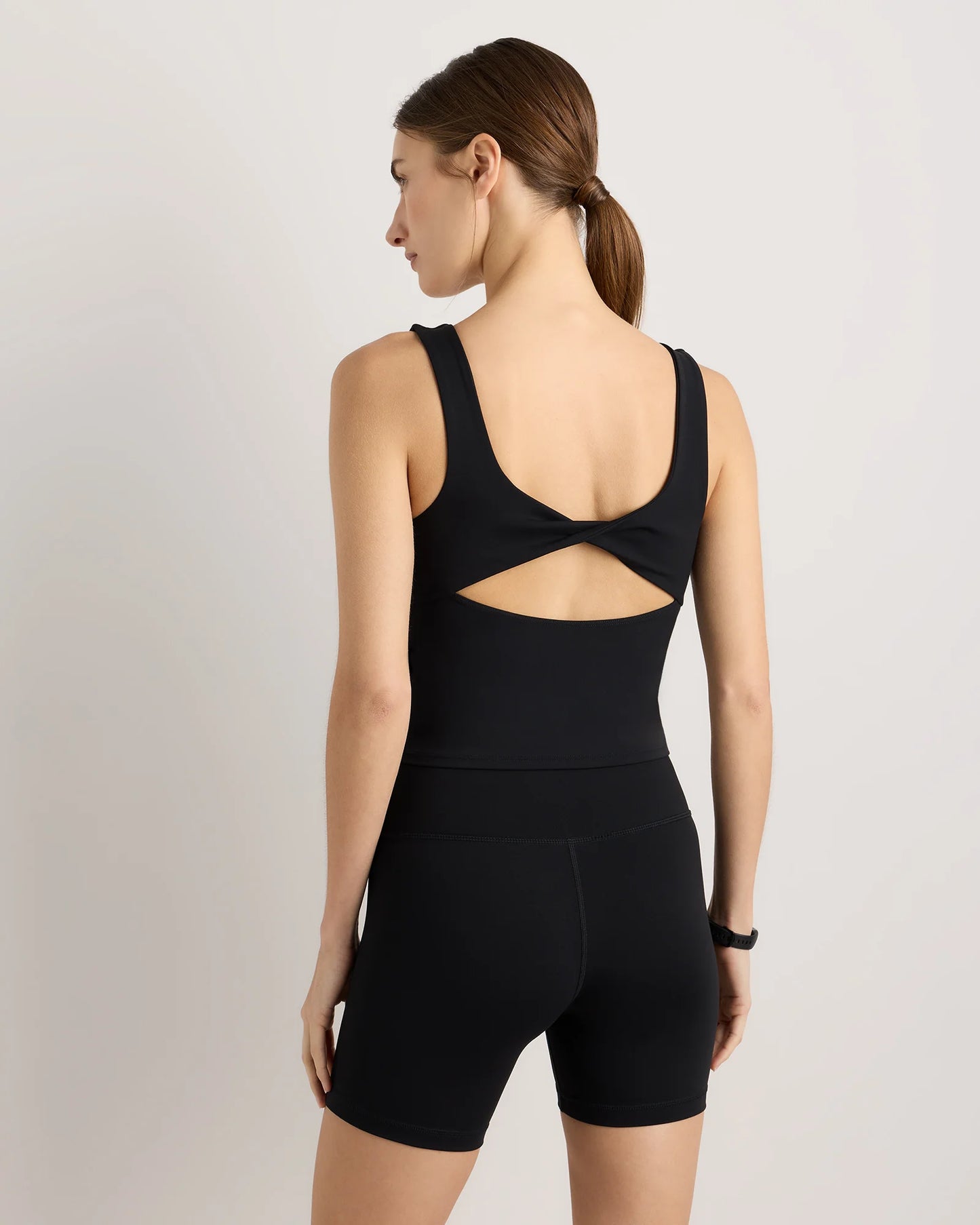 Power-Up Scoop Neck Bra Tank - XS / Classic White