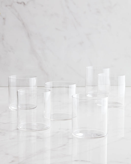 Essential Crystal Short Drinking Glasses, Set of 6 - One Size / No Color