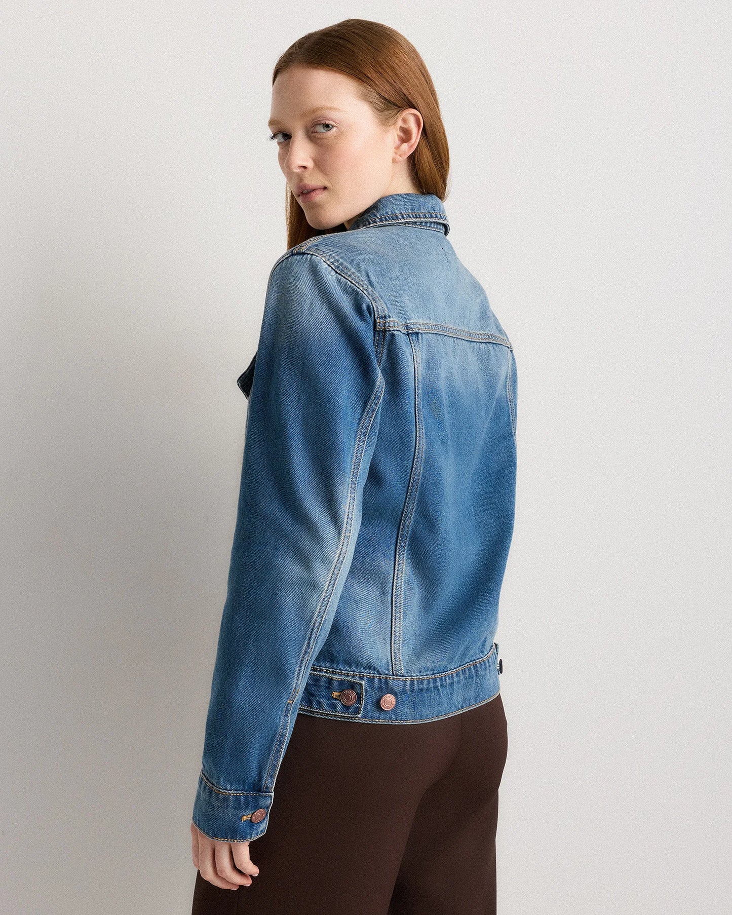 100% Organic Cotton Denim Jacket - XS / Indigo Blue