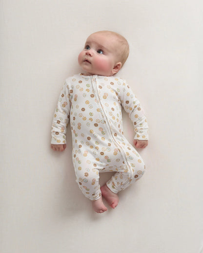 Bamboo One Piece Pajama - 0-3M / Wildflower Dreams