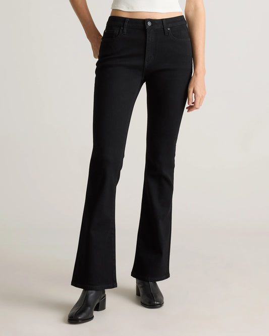 Luna Stretch Flare Jeans - 24 / Black