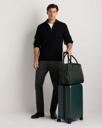 Voyage Nylon Split Travel Bag - One Size / Dark Green