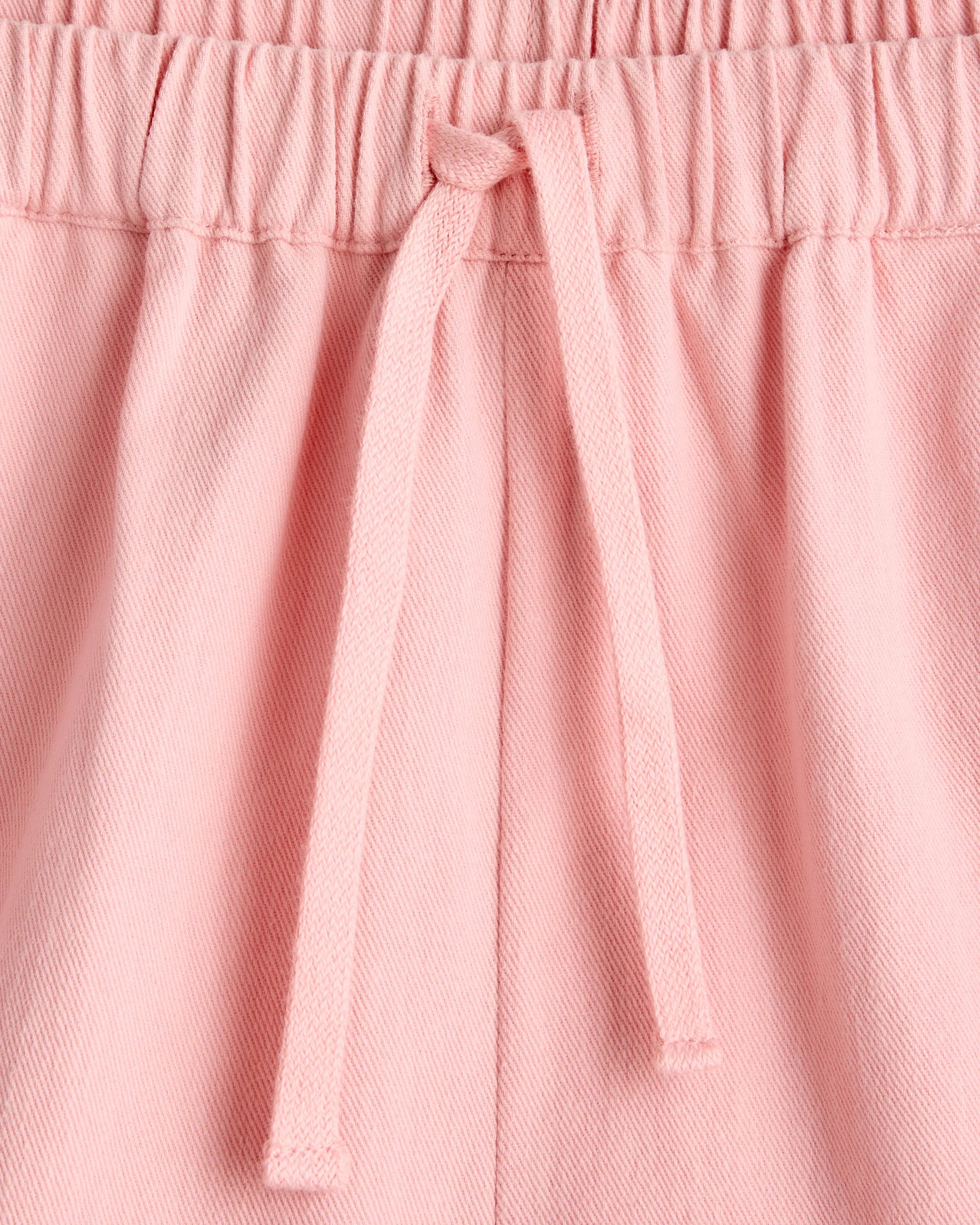 Girls Ruffle Hem Woven Short - 4T / Coral Pink