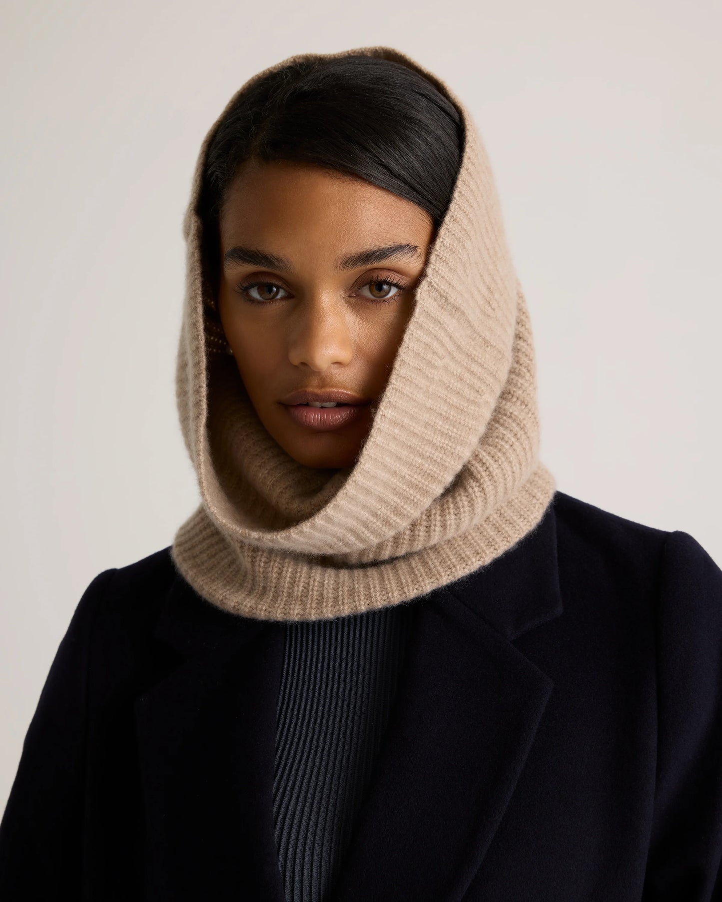 Mongolian Cashmere Snood - One Size / Ivory