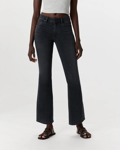 Luna Stretch Flare Jeans - 24 / Black