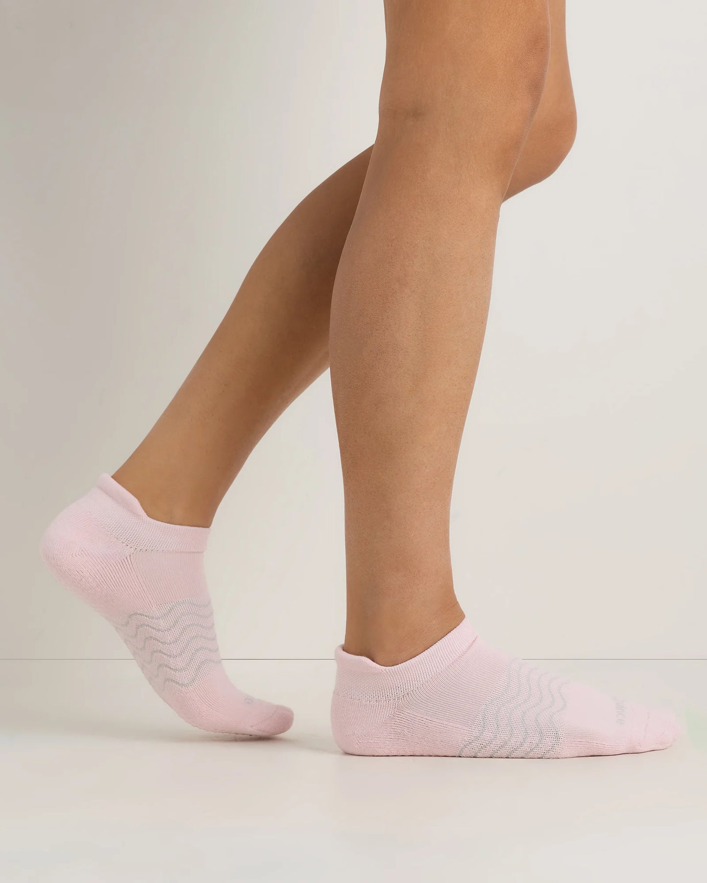 Everyday Cotton Pilates Gripper Ankle Socks (4-pack) - S / White