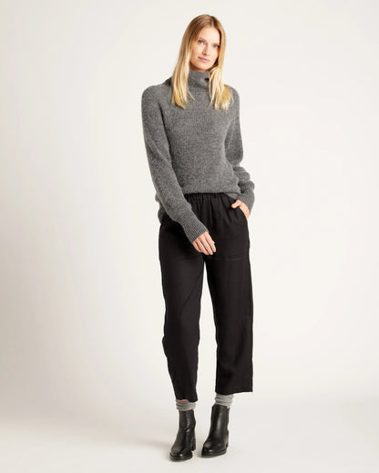 Baby Alpaca-Wool Turtleneck - XS / Light Grey