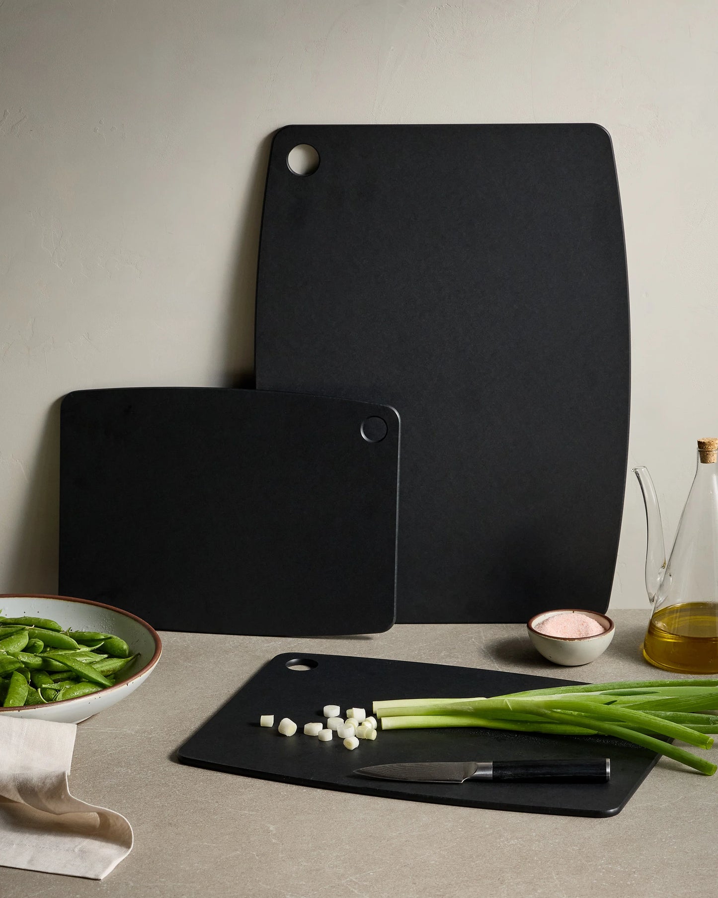 Composite Wood Cutting Boards, Set of 3 - One Size / Natural