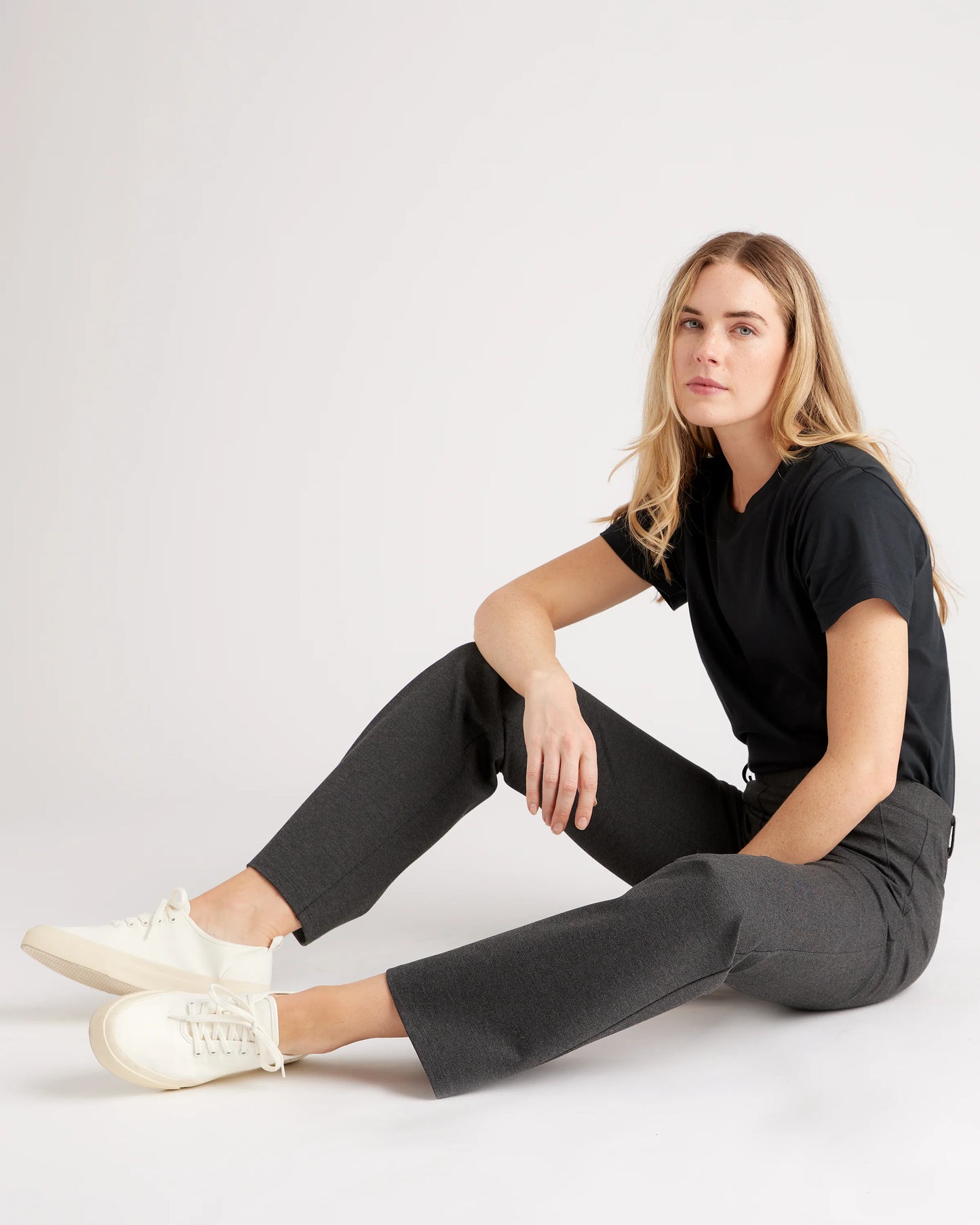 Ultra-Stretch Ponte Bootcut Pants - XS / Black