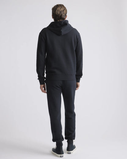 Organic Heavyweight Fleece Hoodie - S / Black