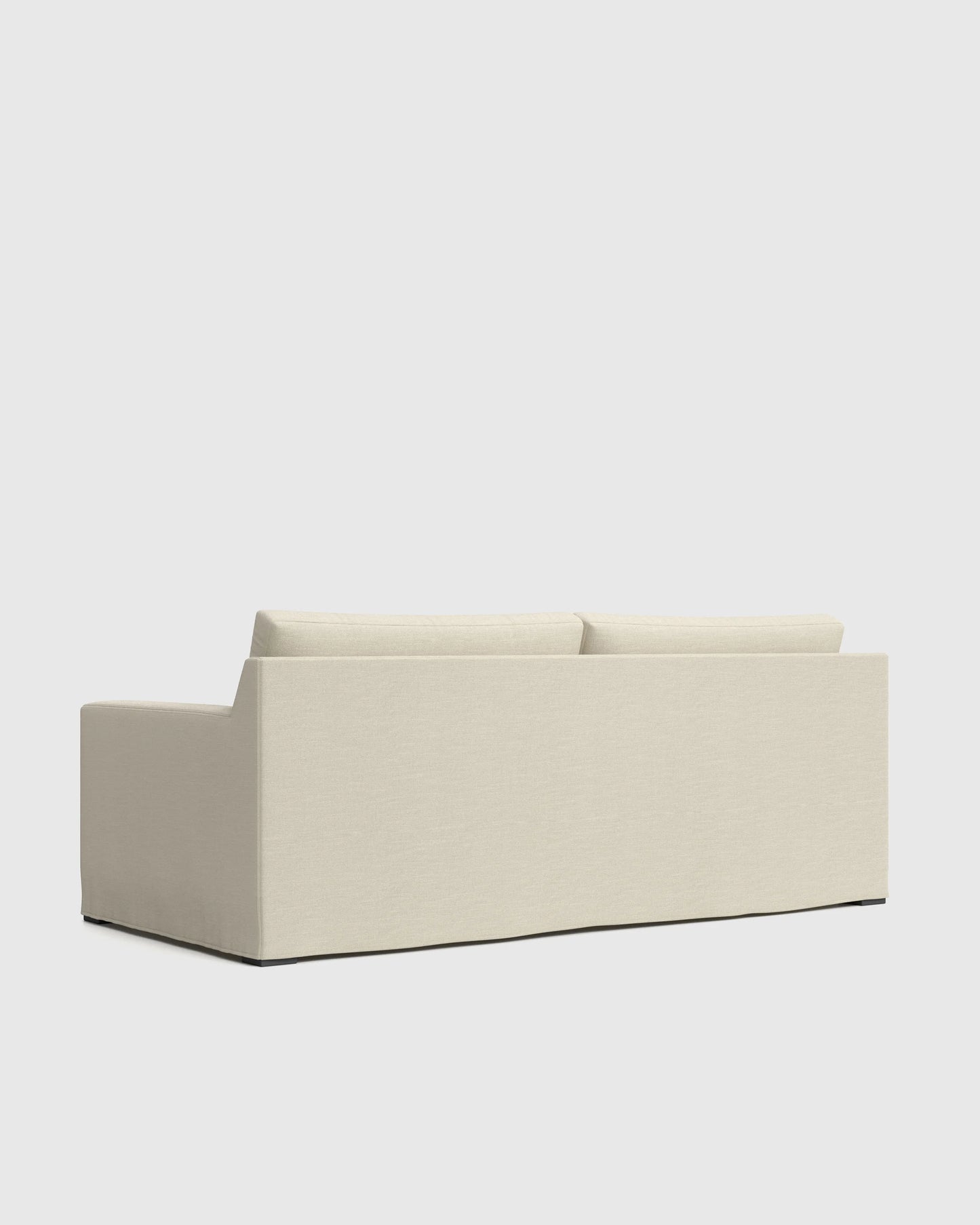 Ellery Slipcover Sofa in Performance Linen - 7ft / Sand