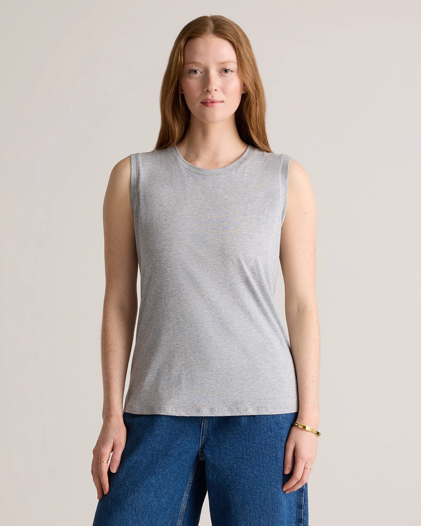 Cotton Modal Muscle Tank - XS / White