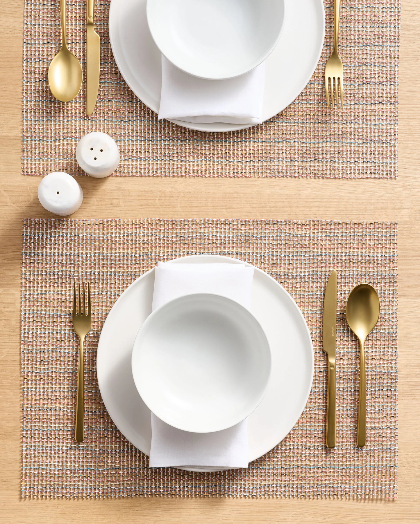Lattice Easy-Care Rectangular Placemat, Set of 4 by Chilewich - One Size / Sorbet