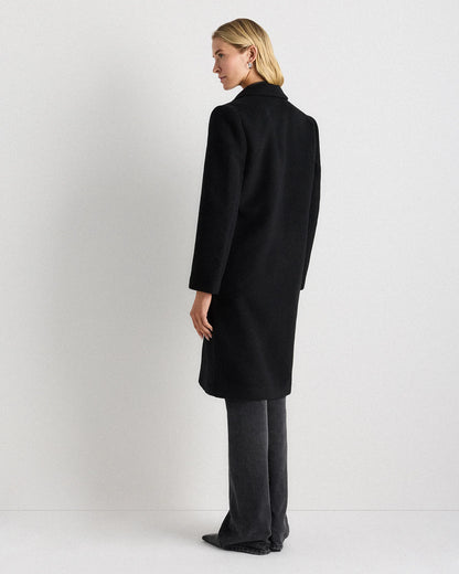 Wool Cashmere Blazer Coat - XS / Mocha Brown