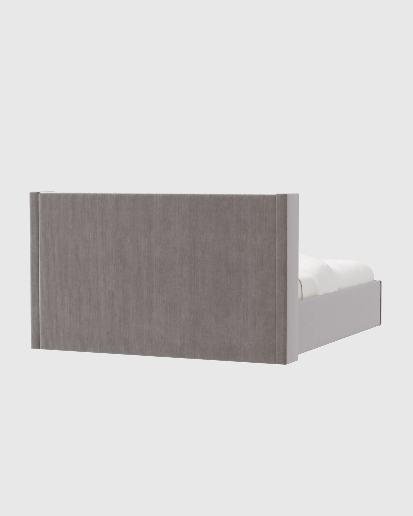 Wingback Bed in Performance Velvet - Full / Butterscotch