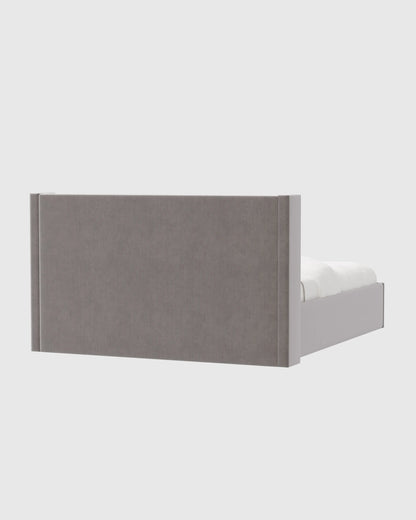 Wingback Bed in Performance Velvet - Full / Butterscotch