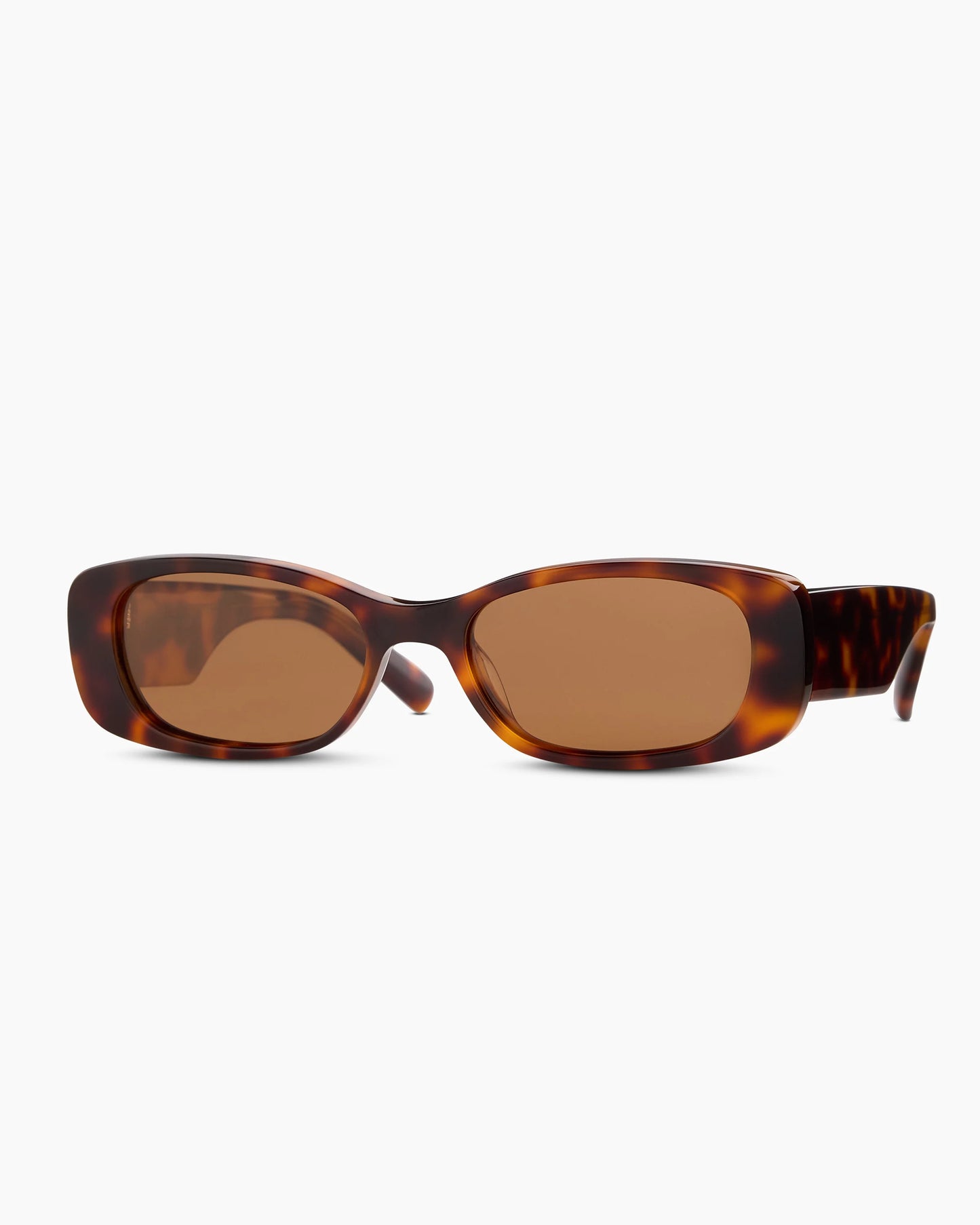 Palma Polarized Acetate Sunglasses - One Size / Black with Green lens