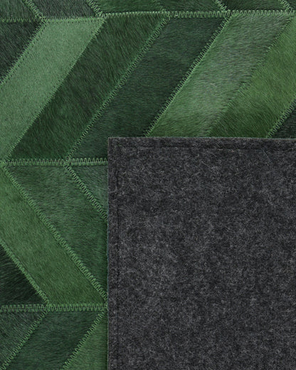 Jones Hide Rug - 5' x 8' / Green