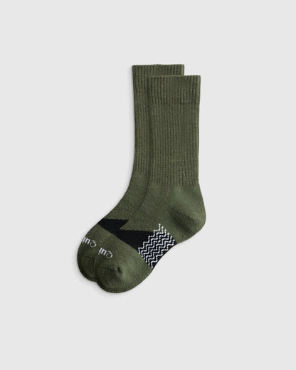 Alpaca Boot Socks (3-Pack) - S / Military Olive