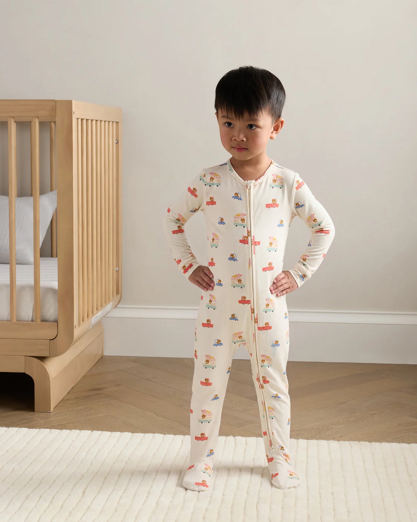 Bamboo Footie Pajama - 2T / Ice Cream Bears