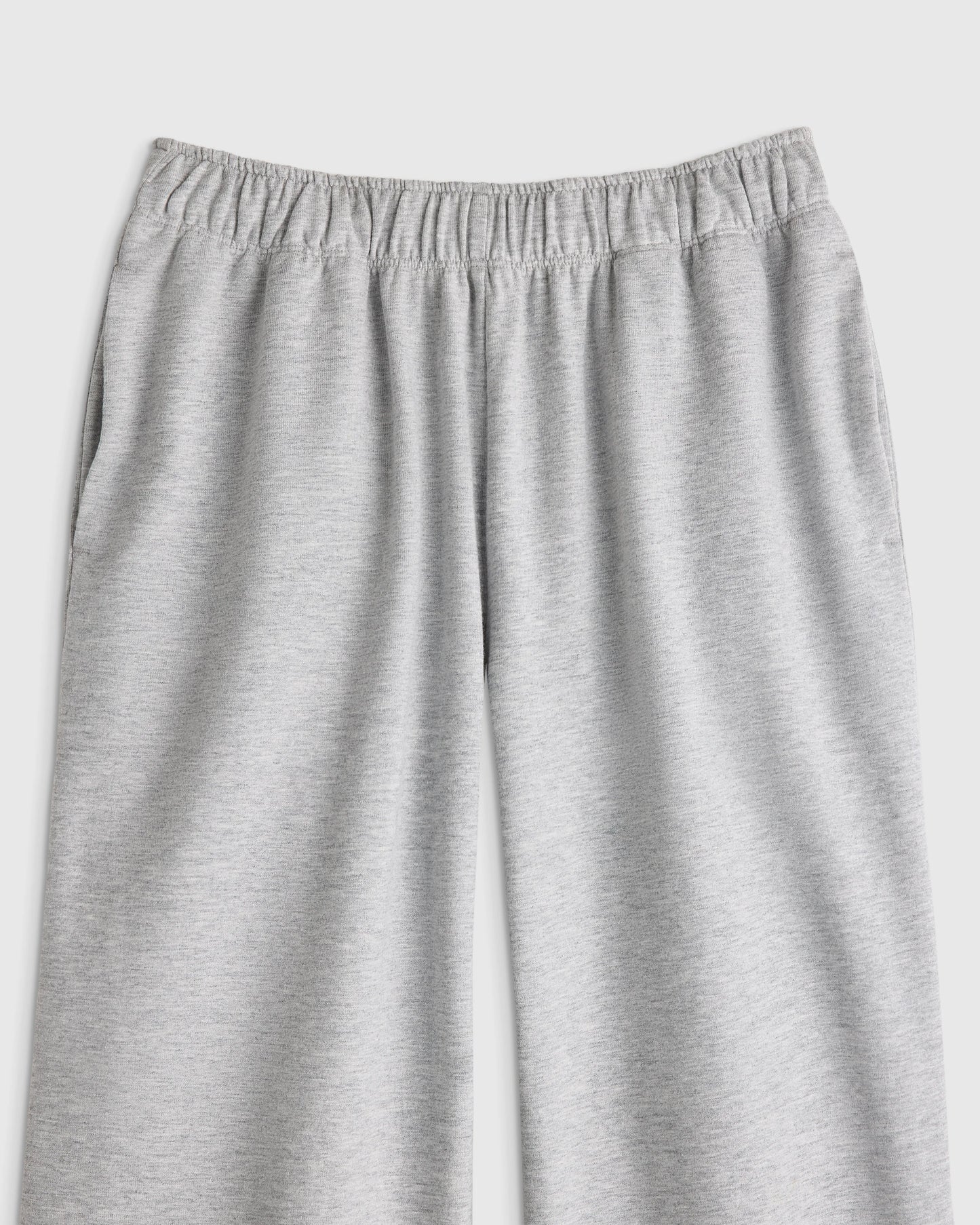 Girls Organic Cotton French Terry Wide Leg Pant - 6 / Pink Rose