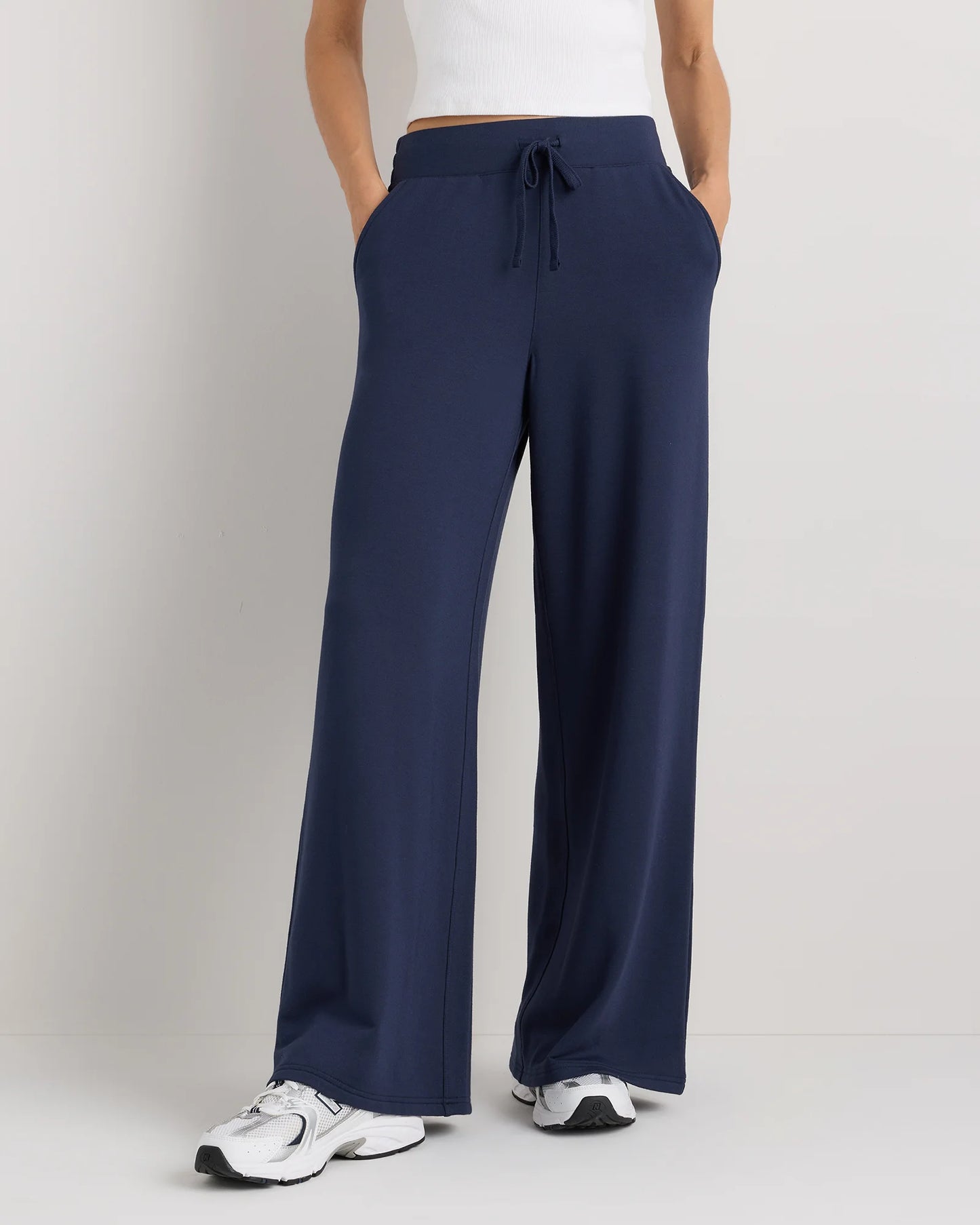 SuperSoft Fleece Wide Leg Pants - XS / Dried Fig