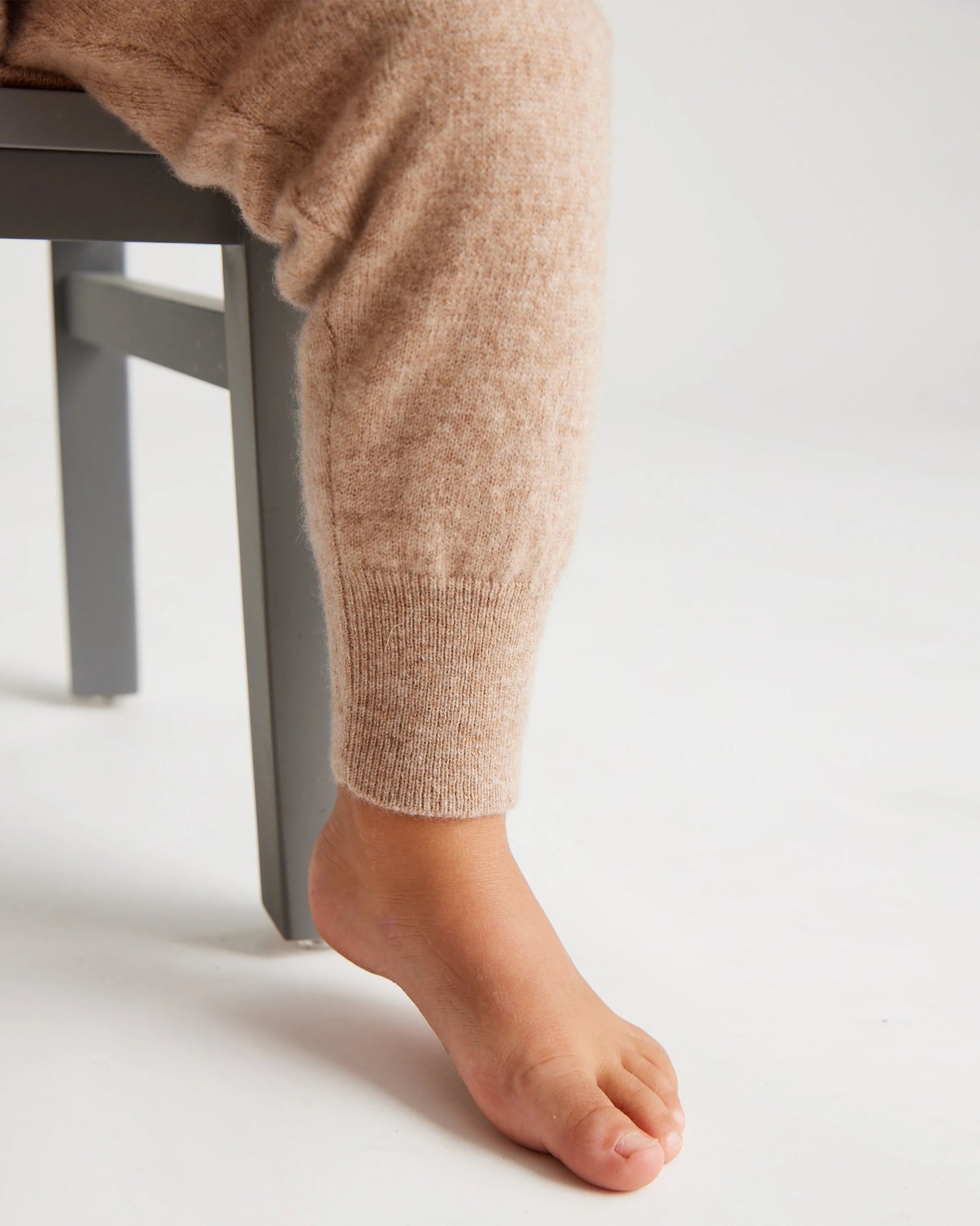 Washable Cashmere Jogger - 2T / Oatmeal